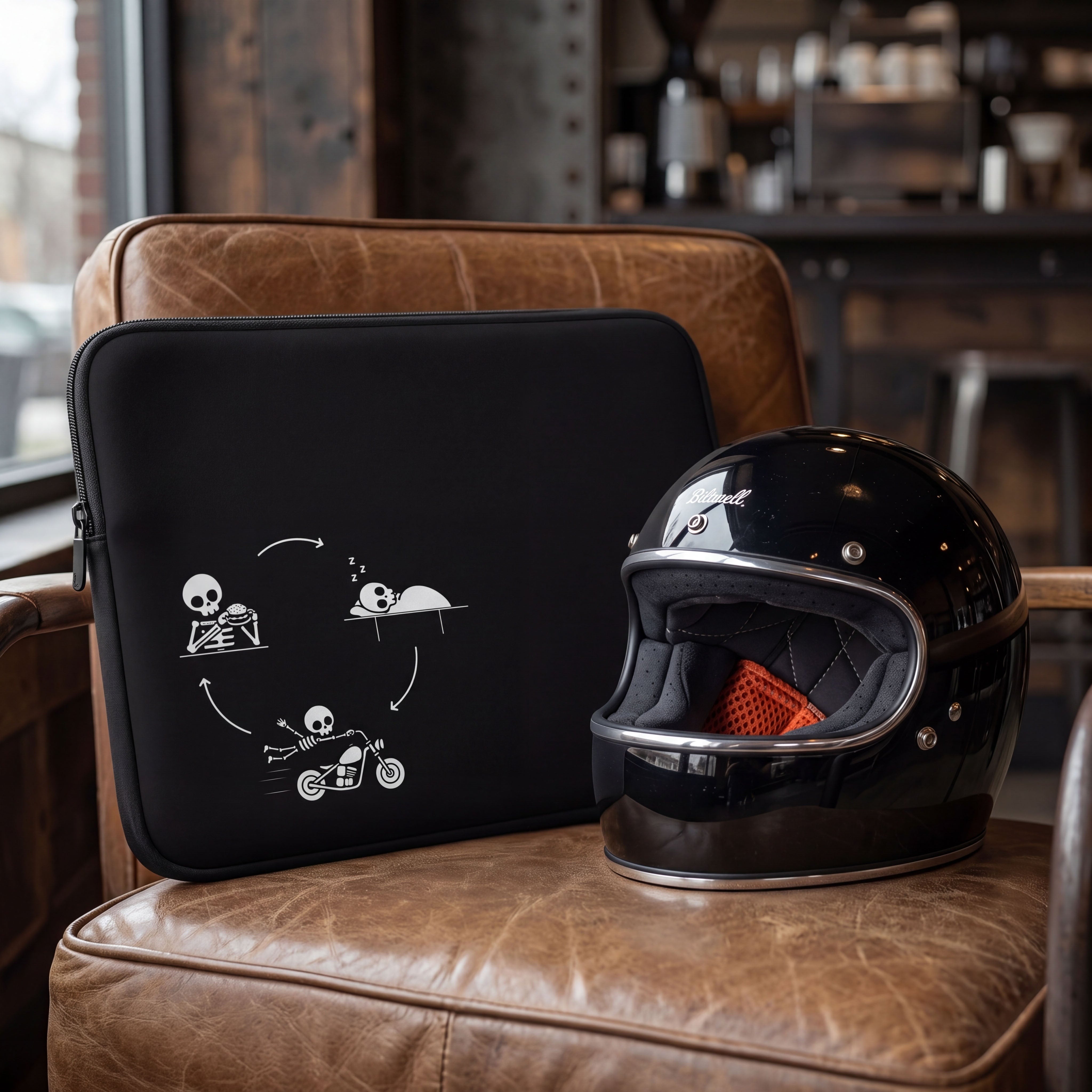Ride Repeat Laptop Sleeve