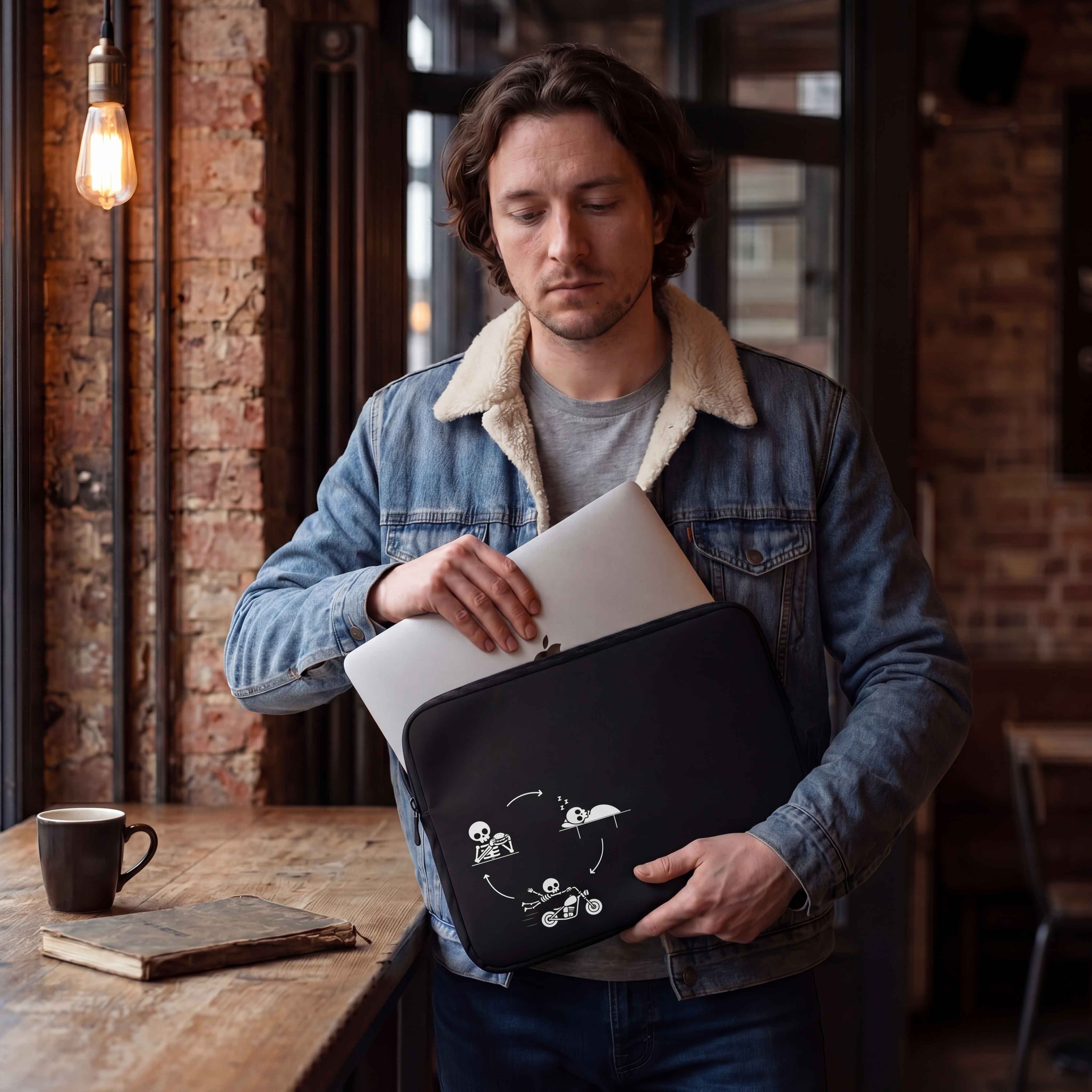 Ride Repeat Laptop Sleeve